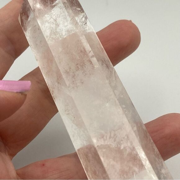 Genuine Clear Quartz Crystal Point, Tower, Wand For Reiki Chakra Mediation - Picture 5 of 11